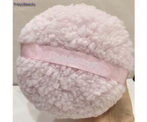 sherpa face powder body puff