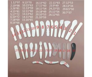Cosmetic Mask Spatula Makeup Cream Spoon Plastic Spatula For Skin Care Cosmetic Mask Spatula Makeup Cream Spoon Plastic Spatula For Skin Care