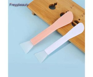 Duel-end Silicone Mask Plastic Spatula