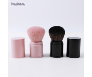 Retractable Kabuki Makeup Brush Powder Brushes Pink Black Retractable Kabuki Makeup Brush Powder Brushes Pink Black