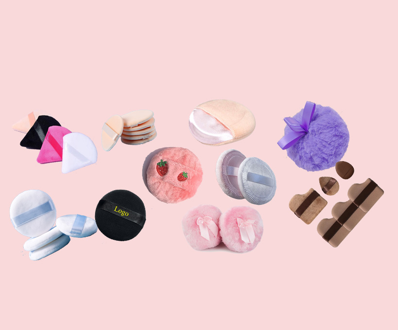 makeup powder puffs combo